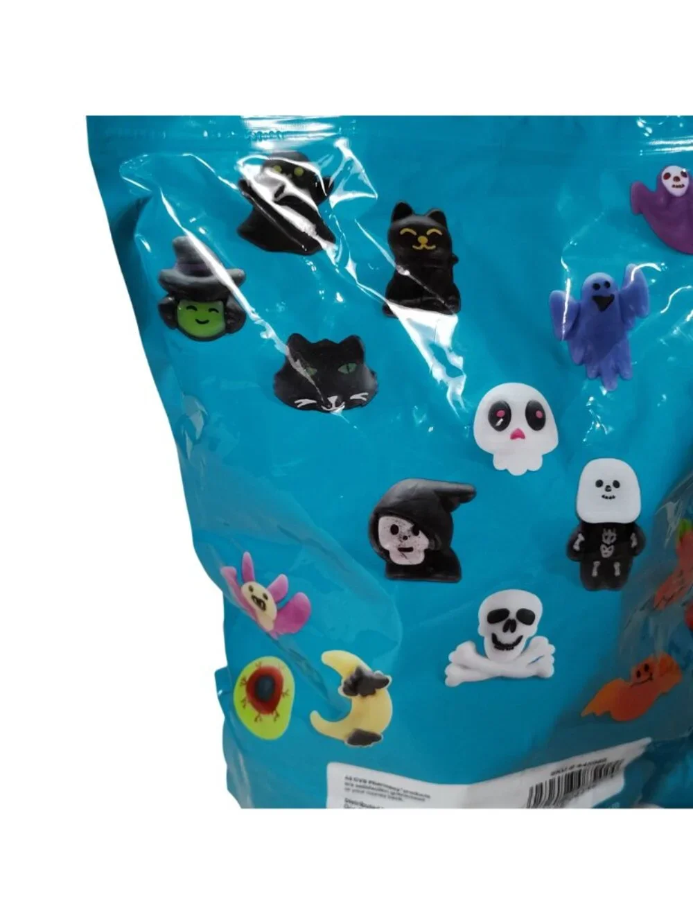 Spooky Village 18 Count Pre-Filled Teal Pumpkin Capsules Assorted Squishy Toys